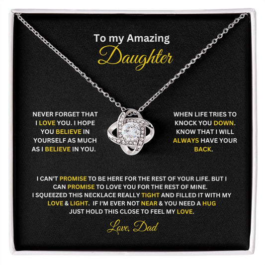 Amazing Daughter | Love Know Necklace