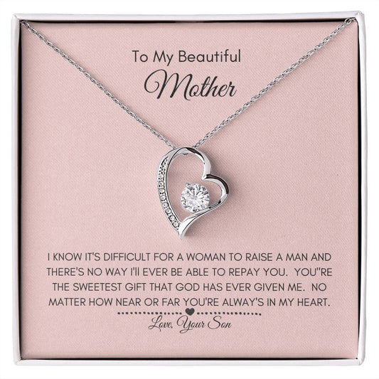 Beautiful Mom |Forever Love Necklace